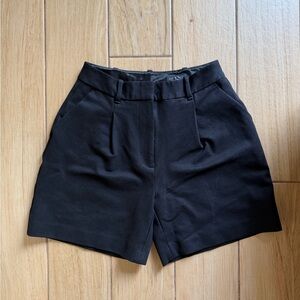 Rag & Bone High Waist Black Shorts